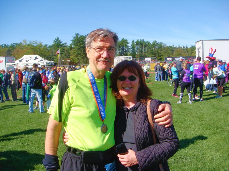 2013 Bayshore Half 1020.JPG - My congratulatory hug at the end... the best part that I always look forward to receiving!!!!!!